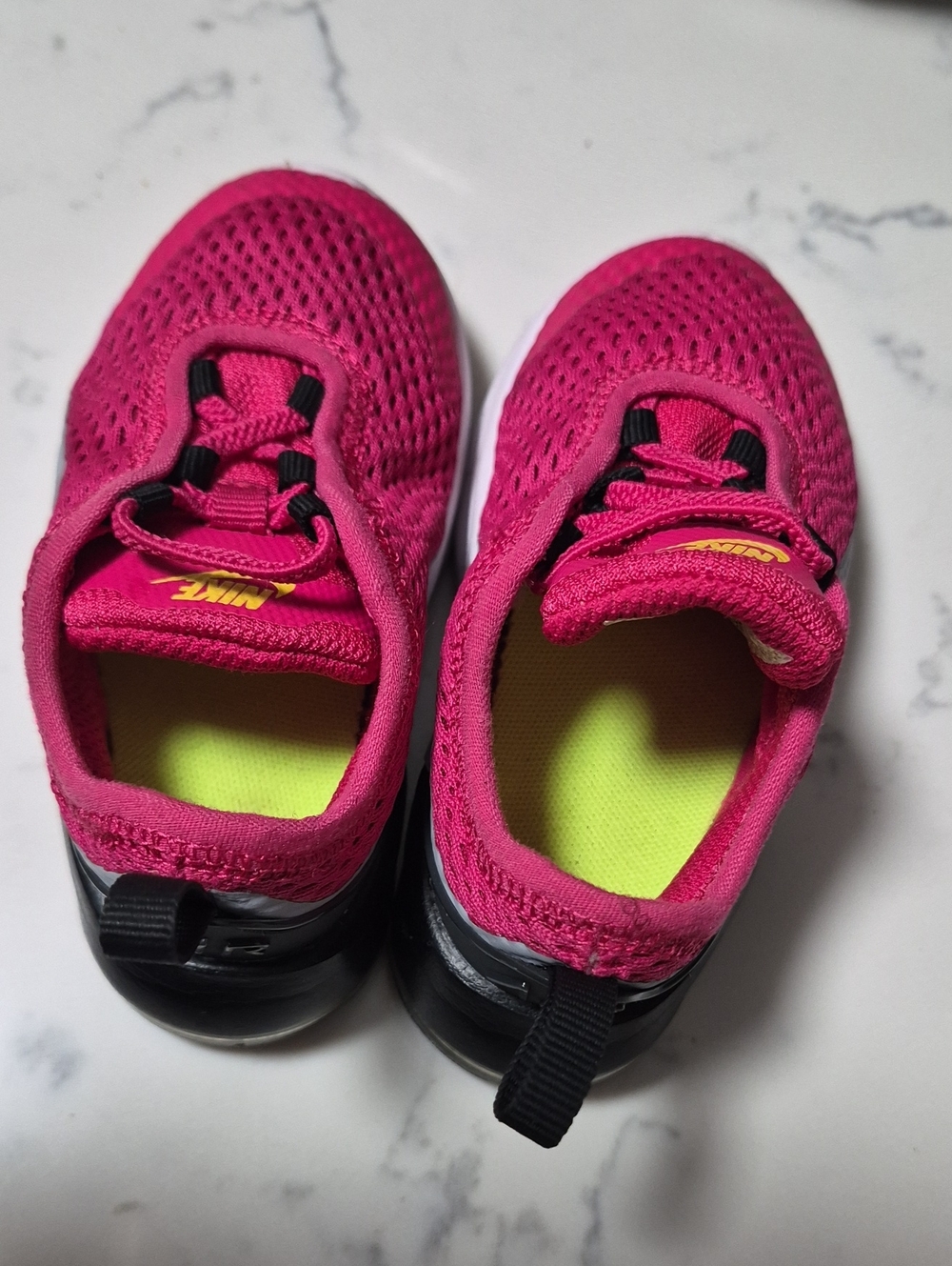 Nike Kids Hot Pink Mesh Slip-On Sneakers